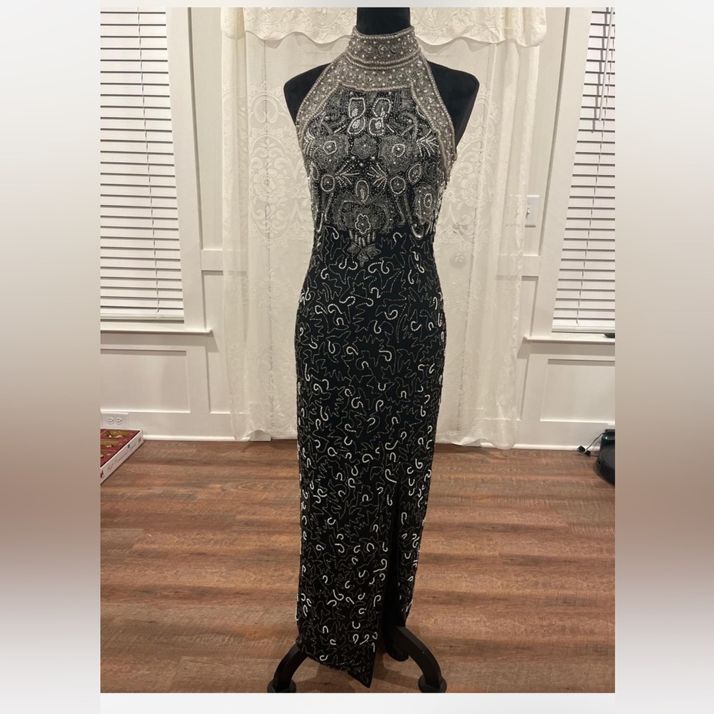 Vintage Rare Beaded Evening Gown